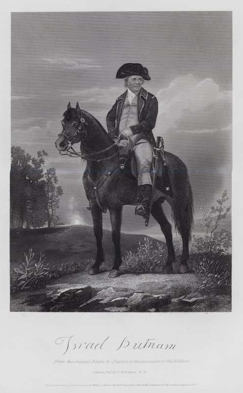 Israel Putnam (kaiverrus) tekijältä Alonzo (after) Chappel