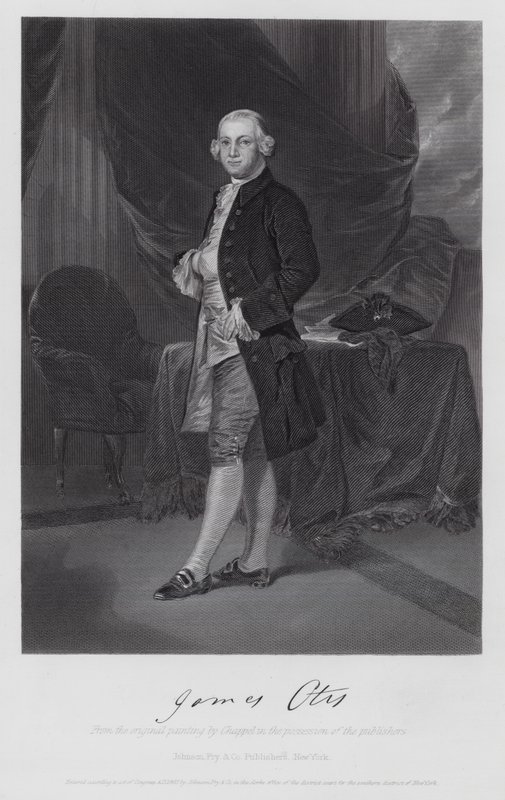 James Otis (kaiverrus) tekijältä Alonzo (after) Chappel