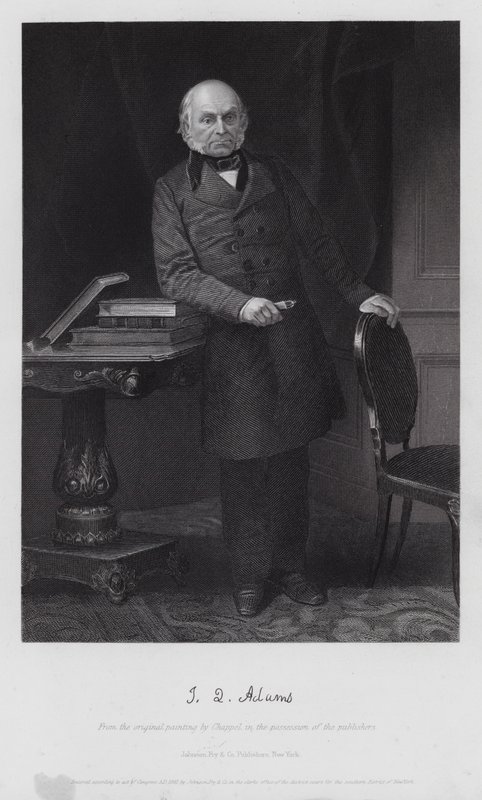 John Quincy Adams (kaiverrus) tekijältä Alonzo (after) Chappel