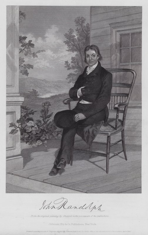 John Randolph (kaiverrus) tekijältä Alonzo (after) Chappel