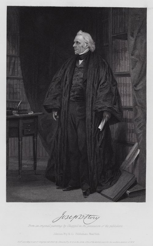 Joseph Story (kaiverrus) tekijältä Alonzo (after) Chappel