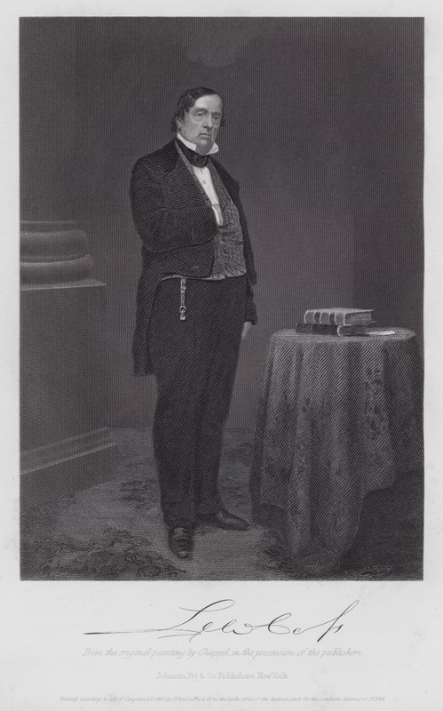 Lewis Cass (kaiverrus) tekijältä Alonzo (after) Chappel