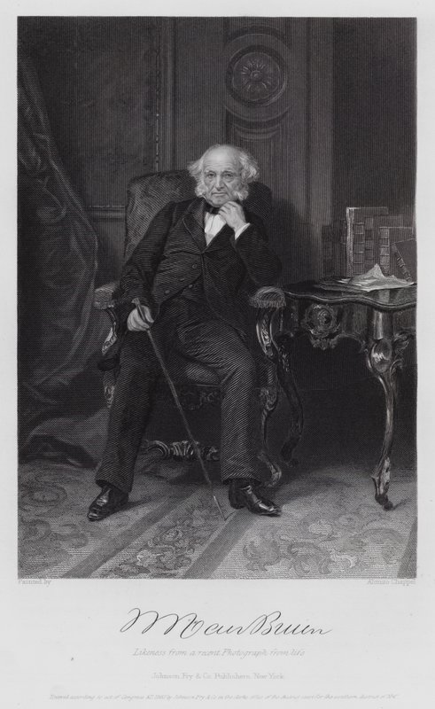 Martin Van Buren (kaiverrus) tekijältä Alonzo (after) Chappel