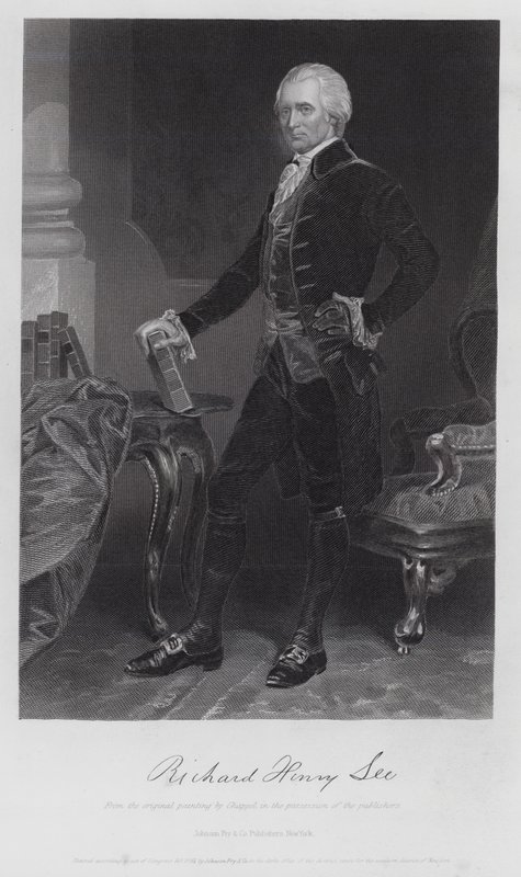 Richard Henry Lee (kaiverrus) tekijältä Alonzo (after) Chappel
