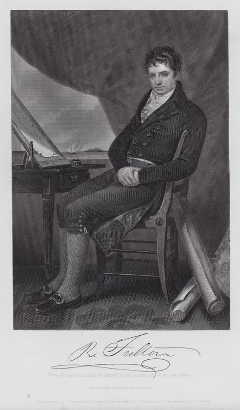 Robert Fulton (kaiverrus) tekijältä Alonzo (after) Chappel