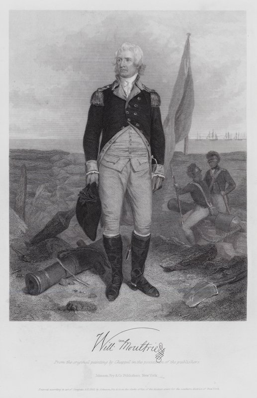 William Moultrie (kaiverrus) tekijältä Alonzo (after) Chappel