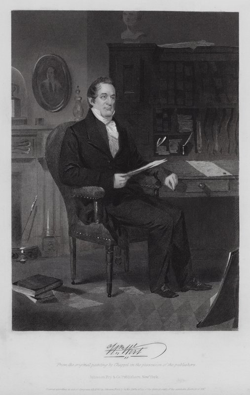 William Wirt (kaiverrus) tekijältä Alonzo (after) Chappel
