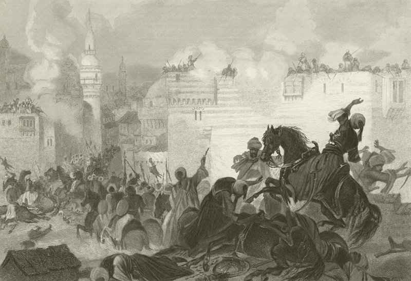 Memlooksin verilöyly Egyptissä 1811 tekijältä Alonzo Chappel