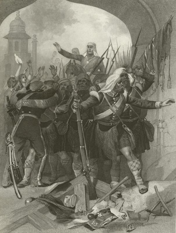 Sir Henry Havelockin Relief of Lucknow, 1857 tekijältä Alonzo Chappel