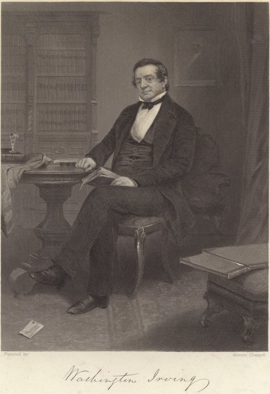 Washington Irving tekijältä Alonzo Chappel
