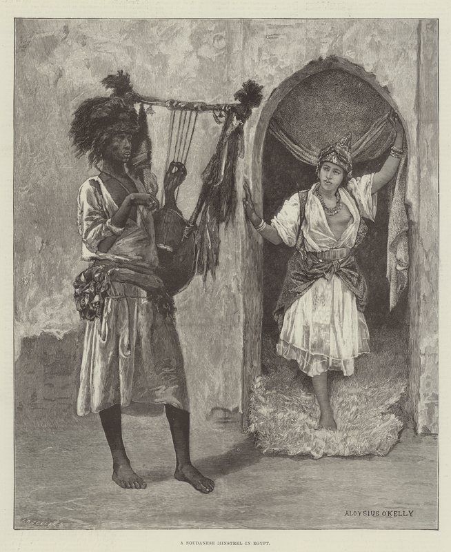 Soudanese Minstrel Egyptissä tekijältä Aloysius O
