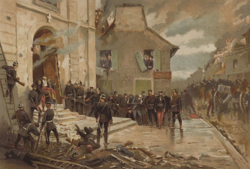 Le Bourget, 30. lokakuuta 1870 tekijältä Alphonse Marie de Neuville