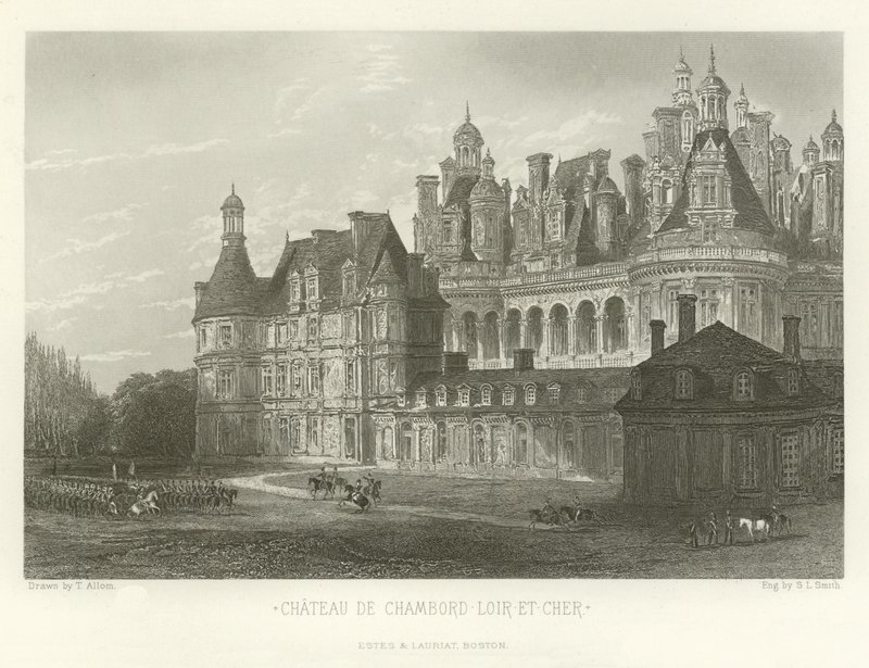Chambord-Loir-et-Cherin linna tekijältä Alphonse Marie de Neuville