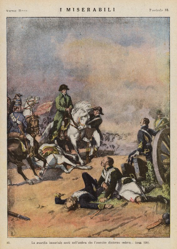 Kuvitus Victor Hugon kirjaan Les Miserables (värilitro). tekijältä Ambrogio Lombardi