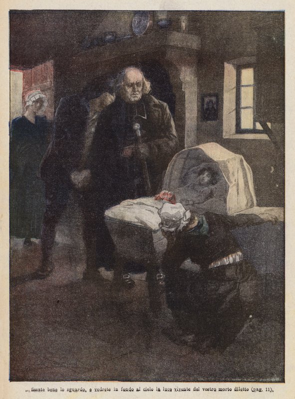 Kuvitus Victor Hugon kirjaan Les Miserables (värilitro). tekijältä Ambrogio Lombardi