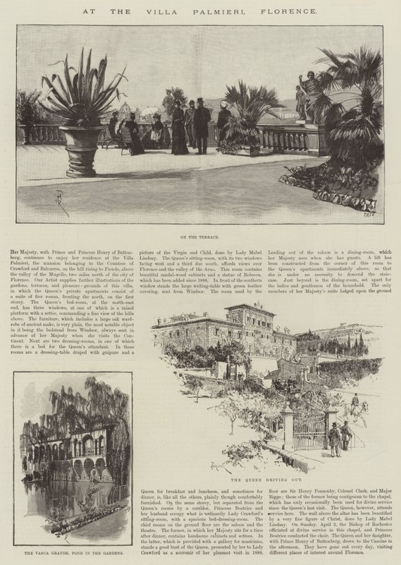 Villa Palmierissa, Firenzessä tekijältä Amedee Forestier