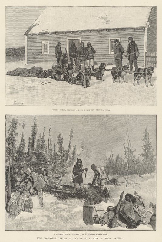 Lord Lonsdalen matkat Pohjois-Amerikan arktisilla alueilla tekijältä Amedee Forestier
