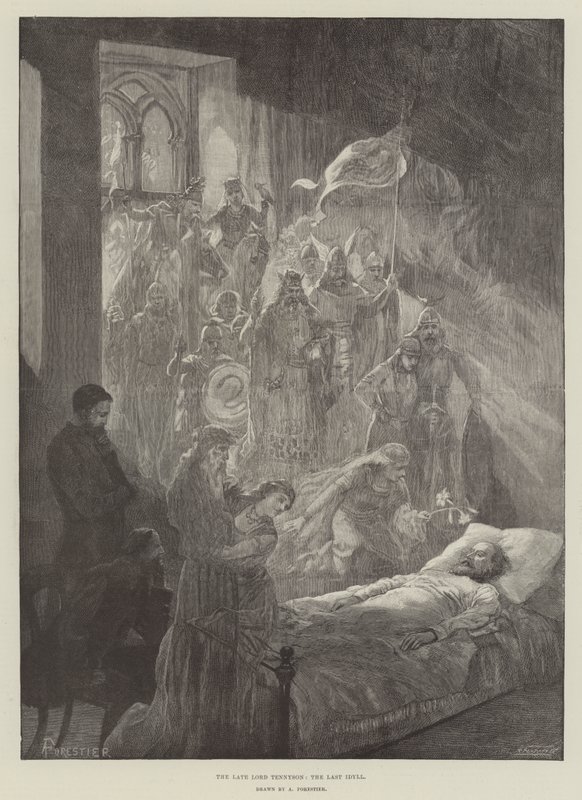 Edesmennyt Lord Tennyson, viimeinen idylli tekijältä Amedee Forestier