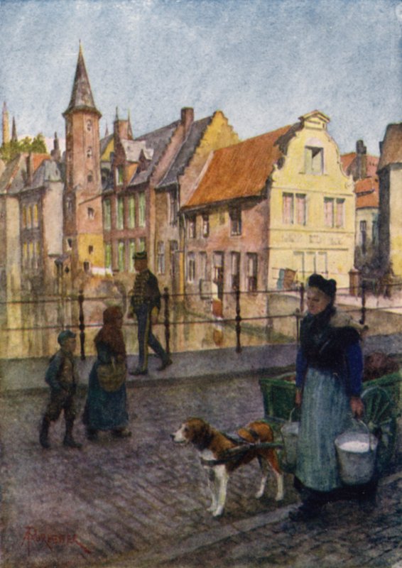 Brugge, Belgia tekijältä after Amedee Forestier