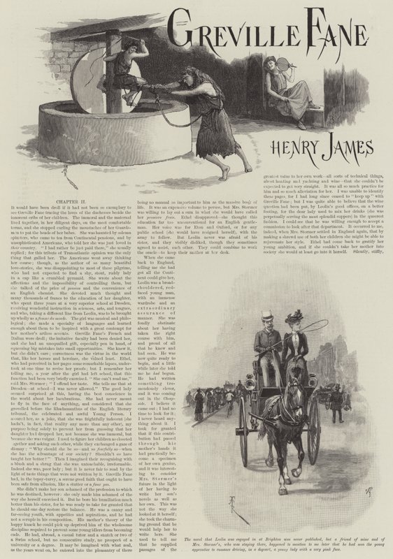 Greville Fane, kirjoittanut Henry James tekijältä Amedee Forestier