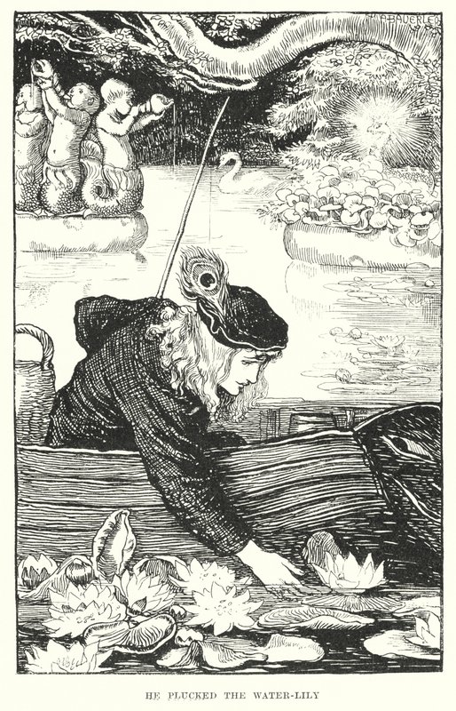 Hän kynisi lumpeen (kaiverrus) tekijältä Amelia M. (attr.to) Bowerley or Bauerle