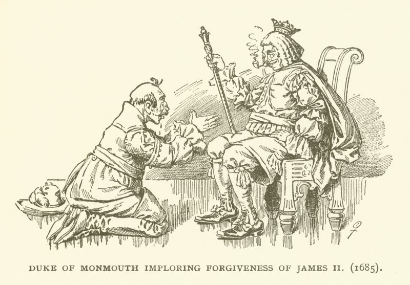Monmouthin herttua pyysi anteeksi James II:lta (1685) tekijältä American School