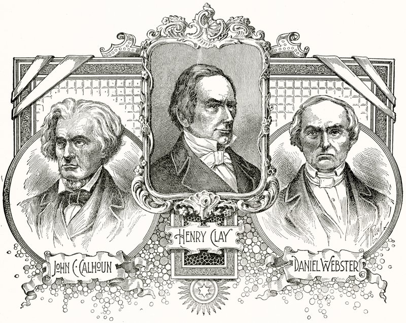 John C Calhoun, Henry Clay, Daniel Webster tekijältä American School