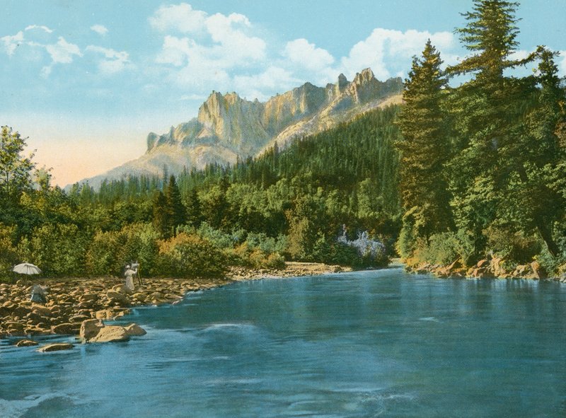 Castle Crags Sacramento Canonissa (kuva) tekijältä American Photographer (after)