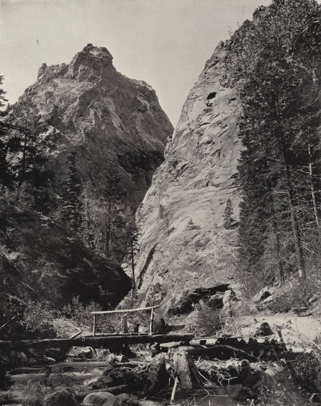 Cheyenne Canyon, Colorado (m/w kuva) tekijältä American Photographer (after)