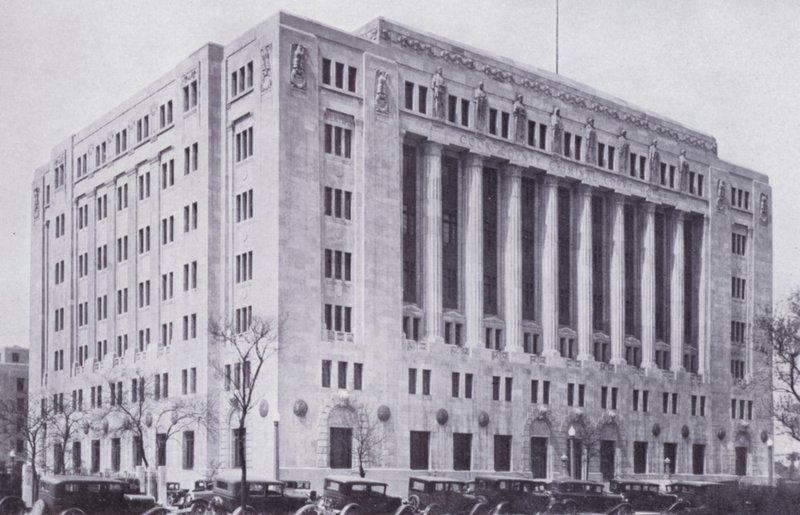 Chicago: Cook County Criminal Courthouse (m/w kuva) tekijältä American Photographer (after)