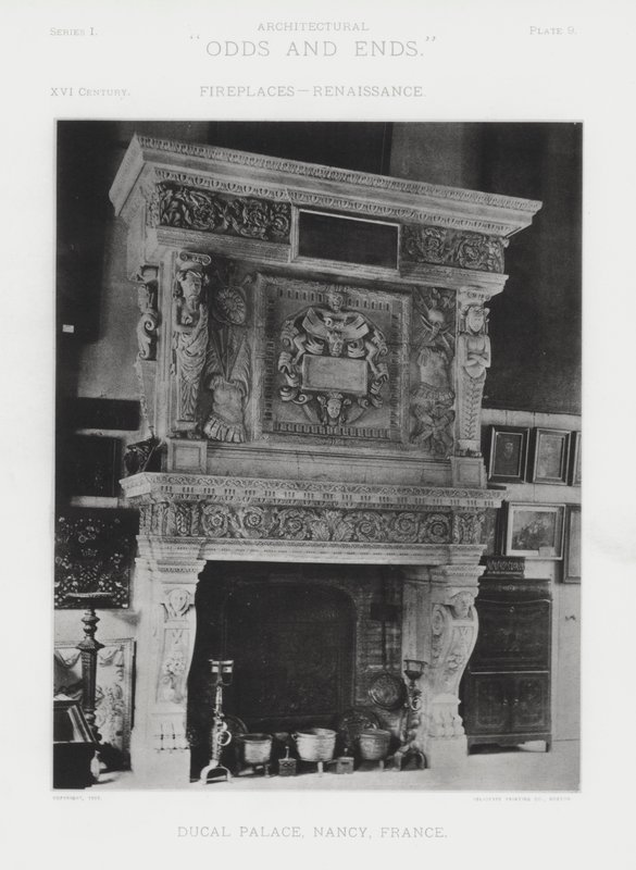 Takka: Ducal Palace, Nancy, Ranska (m/w kuva) tekijältä American Photographer (after)