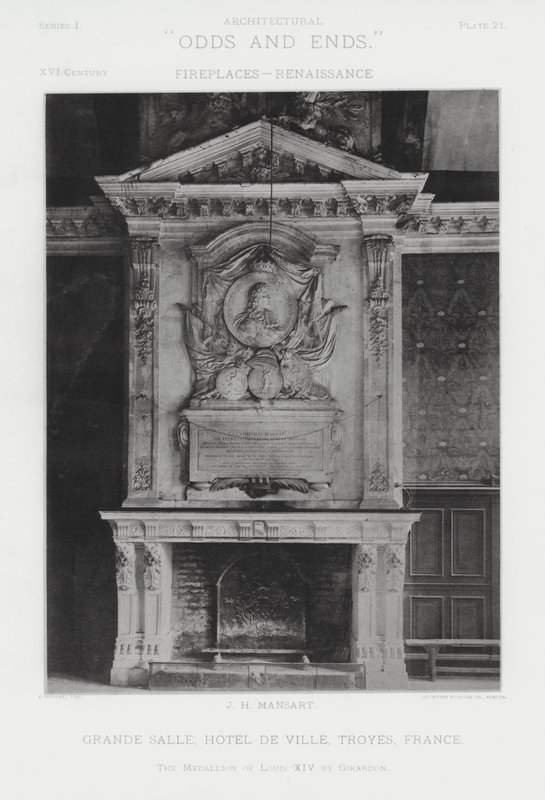 Takka: Grande Salle, Hotel De Ville, Troyes, Ranska (m/v kuva) tekijältä American Photographer (after)