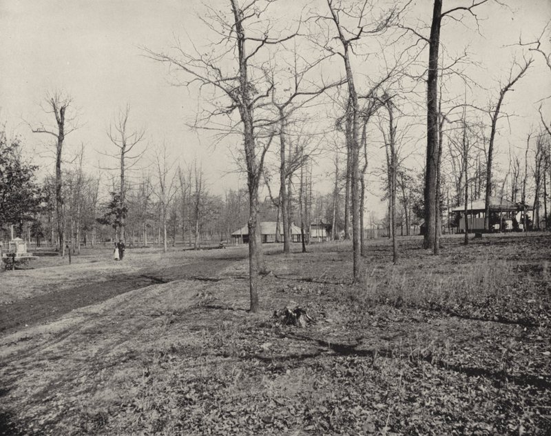 Guilford Court House, Pohjois-Carolina (s/w valokuva) tekijältä American Photographer (after)