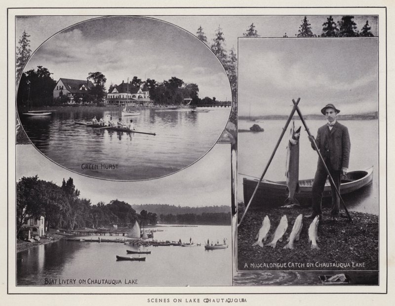 Jamestown, NY: Kohtauksia Chautauqua-järvellä (m/w kuva) tekijältä American Photographer (after)