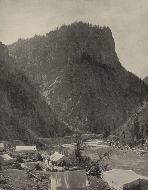 Temple del rei Salomó, Grand River, Colorado (foto b/n) finlandès tekijältä American Photographer (after)