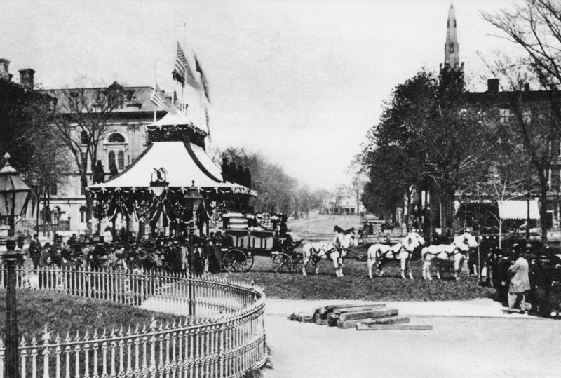 Makaa osavaltiossa, presidentti Abraham Lincoln, Cleveland, Ohio, huhtikuu 1865 (m/v kuva) tekijältä American Photographer (after)