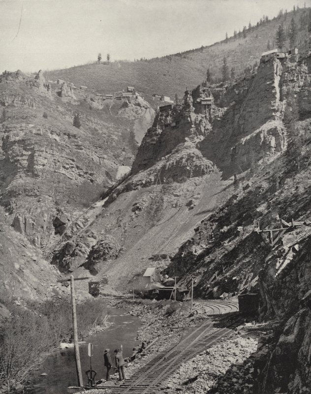 Kaivokset Eagle River Canyonissa, Coloradossa (m/w kuva) tekijältä American Photographer (after)