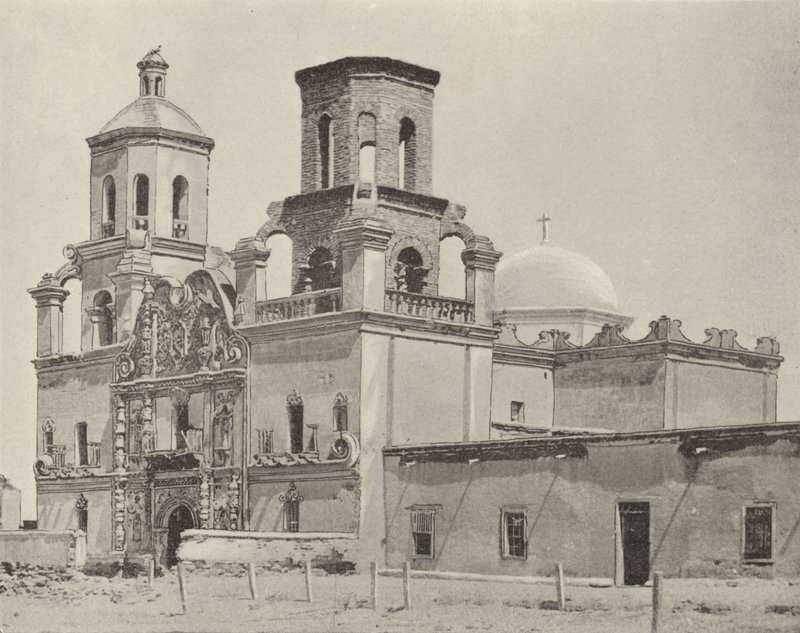Mission San Xavier Del Bac, Arizona (m/v kuva) tekijältä American Photographer (after)