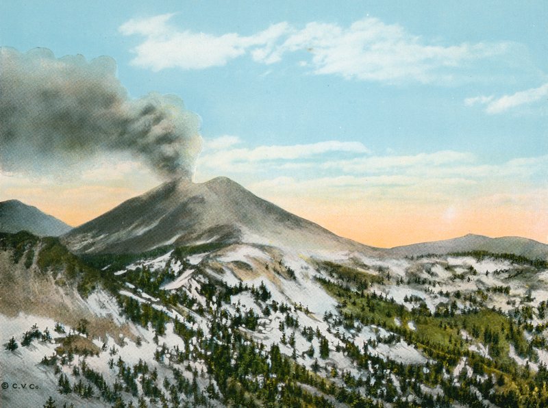 Mount Lassen purkauksessa (kuva) tekijältä American Photographer (after)