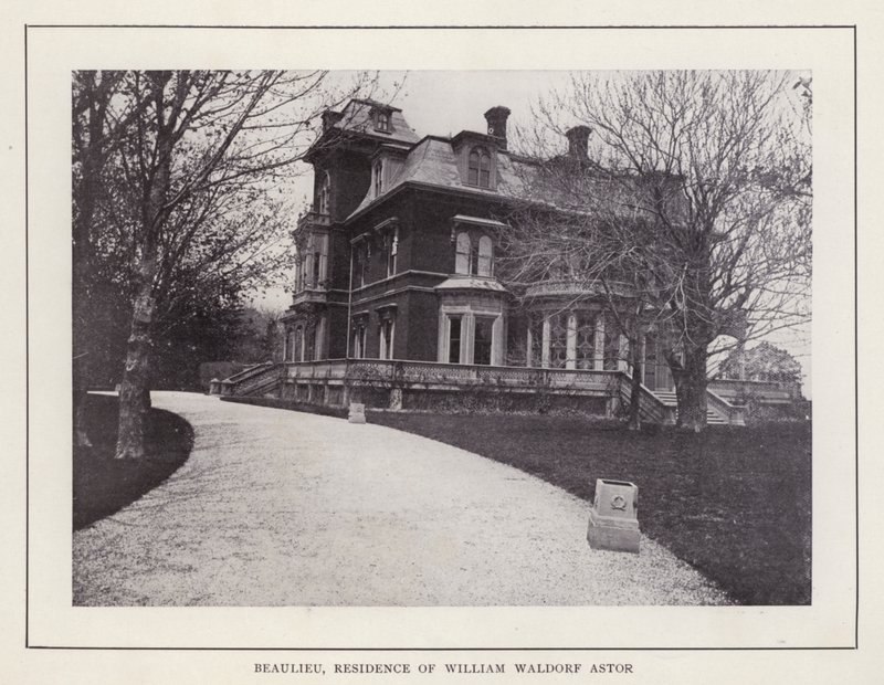 Newport, Rhode Island: Beaulieu, William Waldorf Astorin asuinpaikka (m/v kuva) tekijältä American Photographer (after)