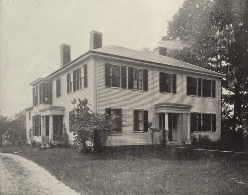 Old Emerson House, Concord, Massachusetts (m/w kuva) tekijältä American Photographer (after)