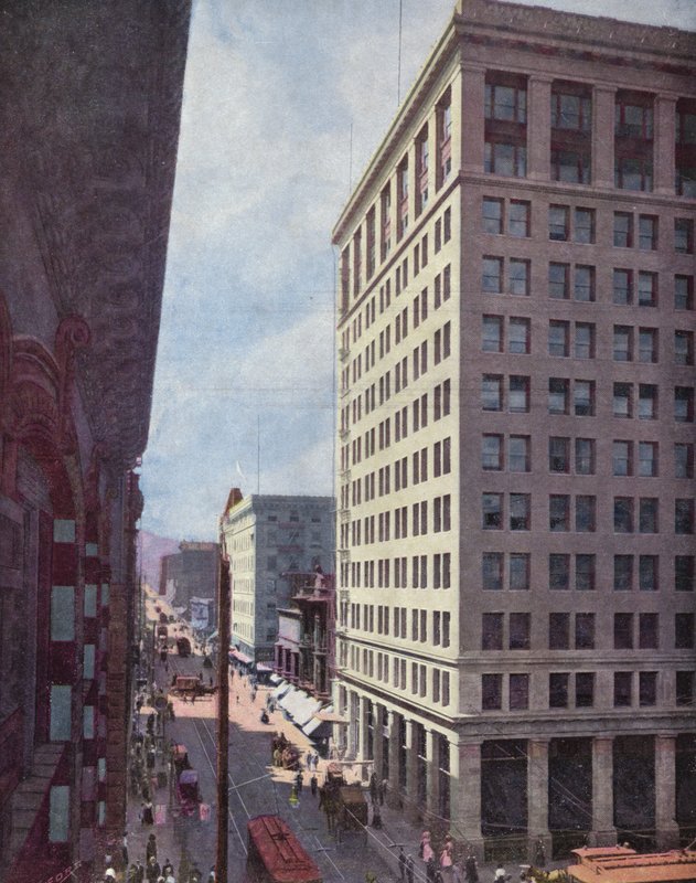 Oregon: Washington Street, Portland (kuva) tekijältä American Photographer (after)