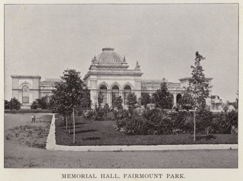 Philadelphia: Memorial Hall, Fairmount Park (m/v kuva) tekijältä American Photographer (after)