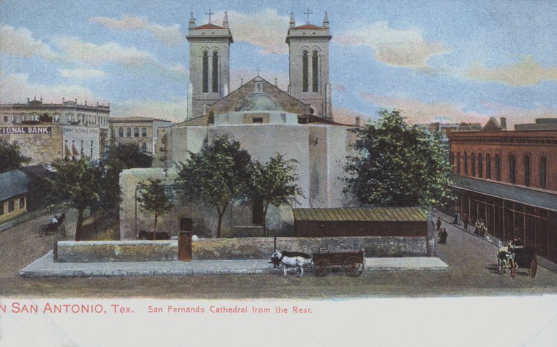 St. Fernandon katedraali San Antoniossa, Texasissa, Yhdysvalloissa tekijältä American Photographer (after)