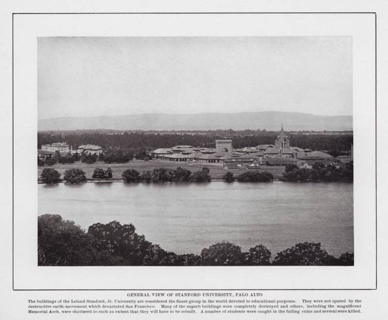 San Francisco: Yleisnäkymä Stanfordin yliopistosta, Palo Alto (m/v kuva) tekijältä American Photographer (after)