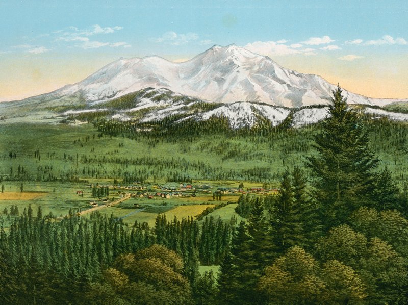 Sisson Shasta-vuoren juurella (kuva) tekijältä American Photographer (after)