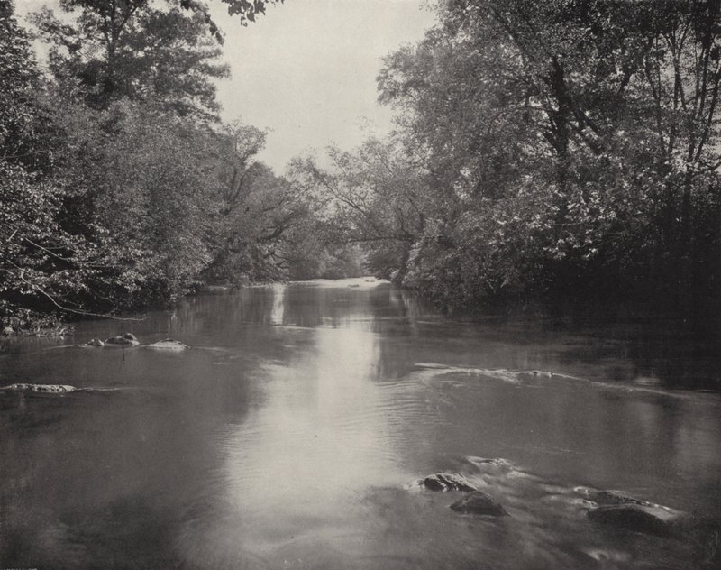 Swannanoa River, Pohjois-Carolina (m/w kuva) tekijältä American Photographer (after)