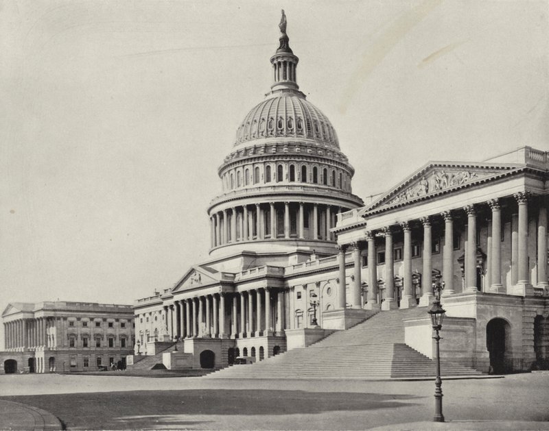 Pääkaupunkirakennus Washingtonissa (m/w kuva) tekijältä American Photographer (after)