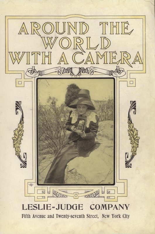 Nimisivukuvitus elokuvasta Around the World with a Camera (m/w kuva) tekijältä American Photographer (after)