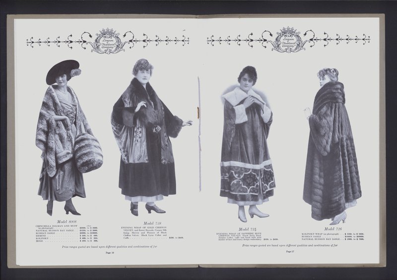 Kahden sivun levitys Theatre of Fur Fashionista (m/w kuva) tekijältä American Photographer (after)
